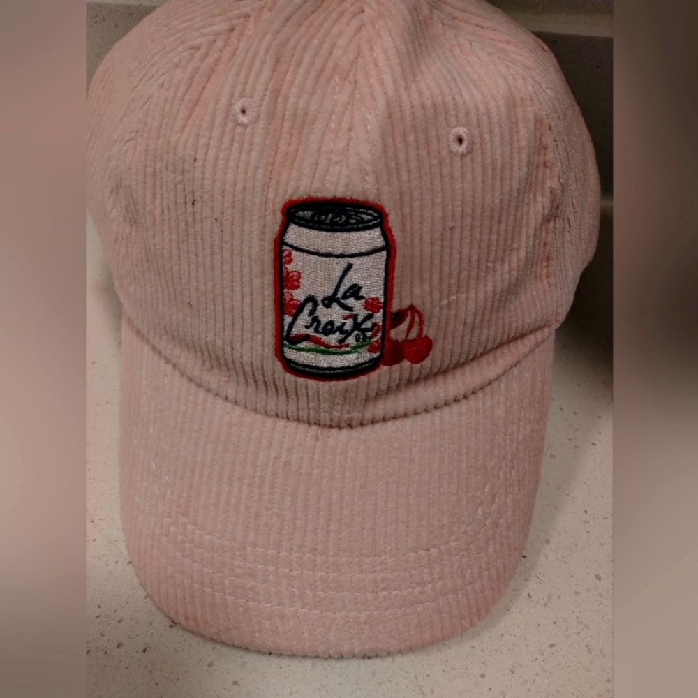 (#2) - Pink Adjustable LaCroix Hat